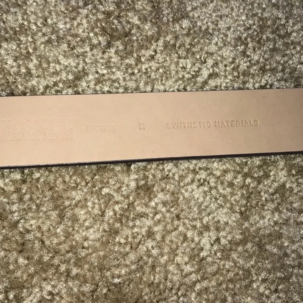 Michael Kors Belt Brown Signature MK Logo. Size Medium. NWT